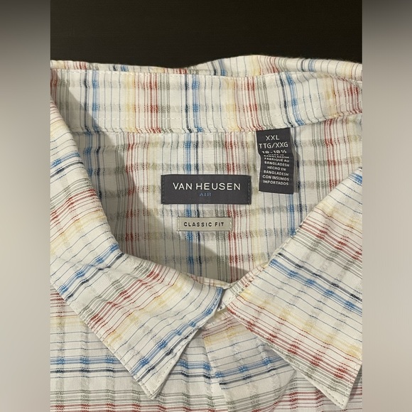 Van Heusen *Like New* Classic Fit Cotton Shortsleeve Buttowndown. Size XXL - Picture 3 of 6